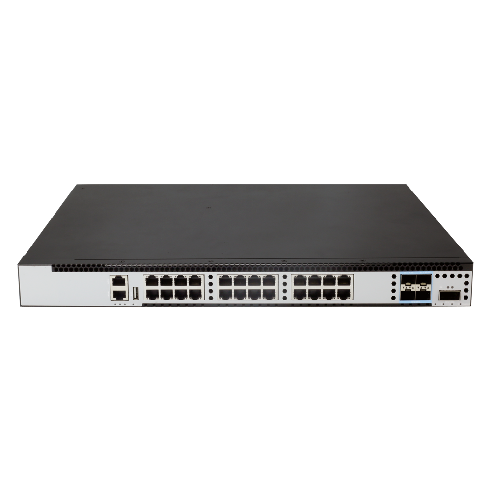 S4624P-4N1Z L3+ Managed PoE++ Switch， with 24*5G BASE-T , 4*25G and 1 ...