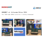 HOHUNET at  at Infocomm China 2024, The 1280-node SDVoE solution is being showcased